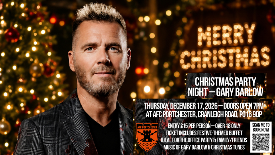 Christmas Party Night - Gary Barlow: Thursday, December 17, 2026, from