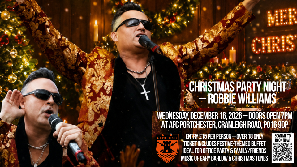 Christmas Party Night - Robbie Williams: Wednesday, December 16, 2026, from