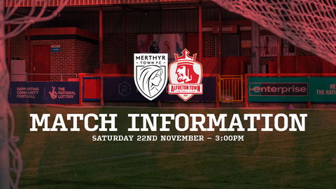 Read the full article - Match Information: Merthyr Town (A)