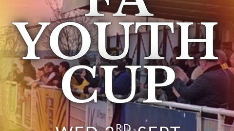 Read the full article - FA YOUTH CUP TIE TO BE PLAYED ON WEDNESDAY 3rd SEPTEMBER