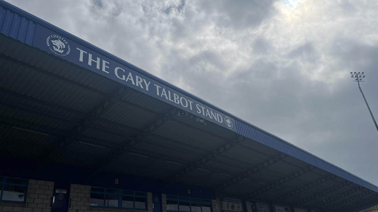Gary Talbot Sponsor the Main Stand at Chester FC! – Chester FC