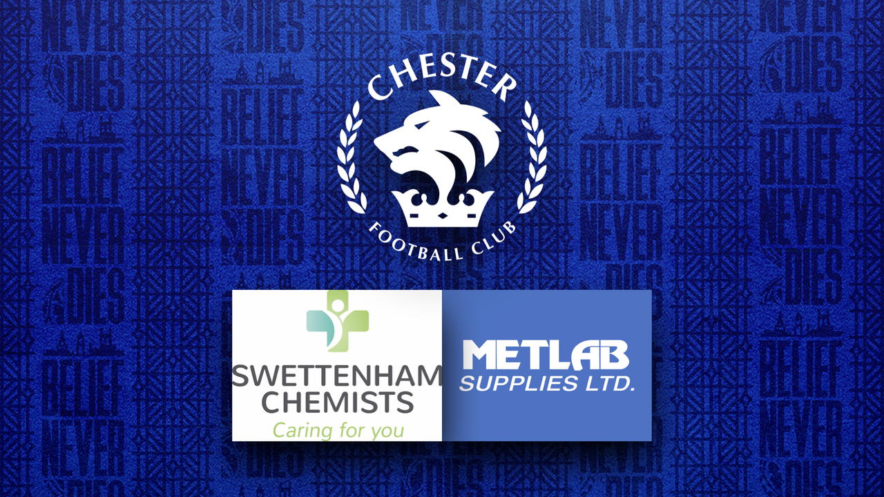 Metlab and Swettenham Chemists enhance sponsorship! – Chester FC