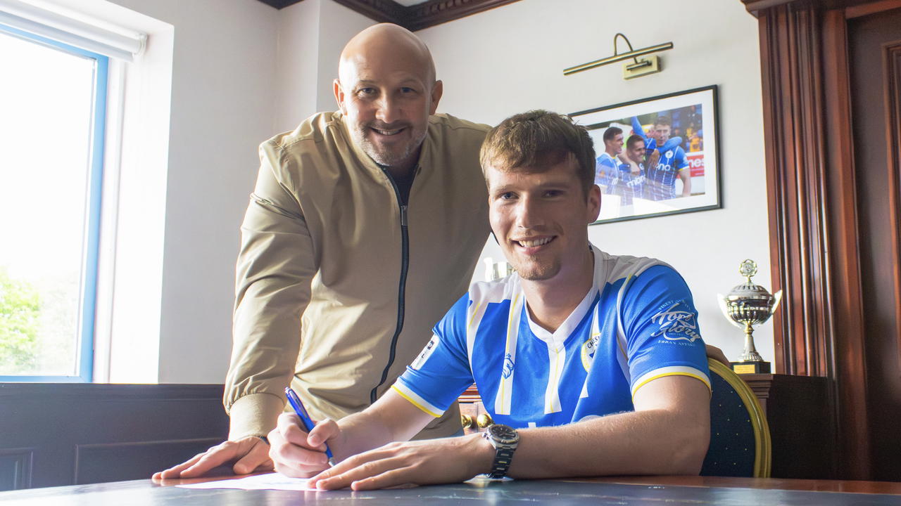 George Burroughs is a Blue! – Chester FC