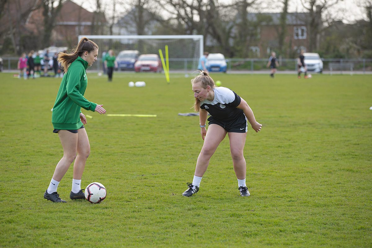 Chichester City Women training Photo: Neil Holmes