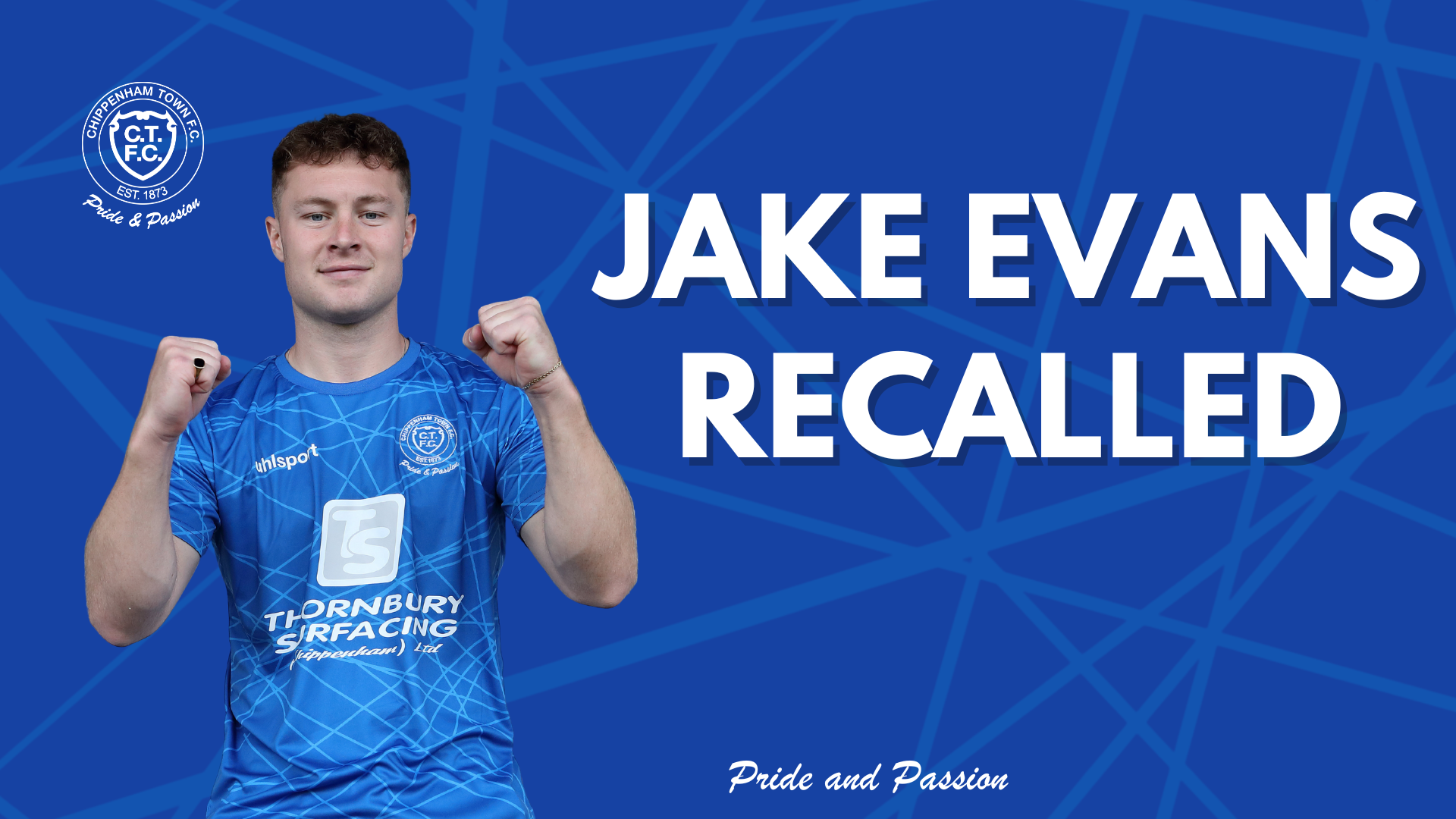 Jake Evans recalled to Bluebirds – Chippenham Town FC