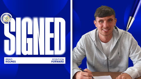 Read the full article - Player News | Brad Holmes Signs