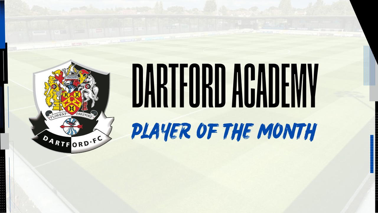 Dartford FC Academy Player of the month