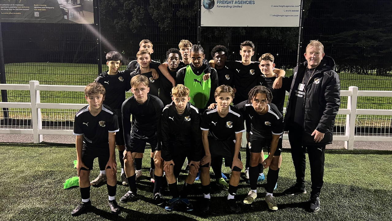 u16 gET A HELPING HAND FROM THE FIRST TEAM