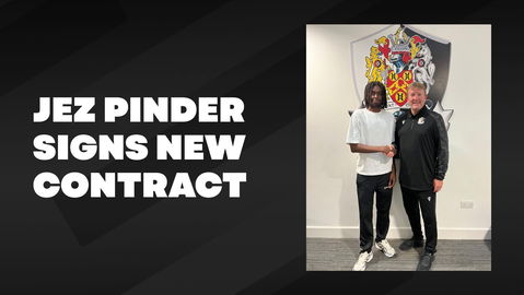 Read the full article - Jez Pinder signs new contract with the club