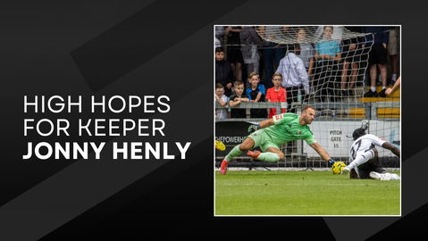 Read the full article - High hopes for keeper Jonny Henly