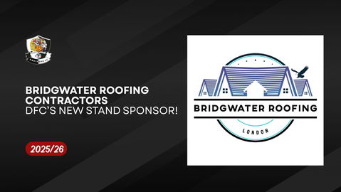 Read the full article - Bridgwater Roofing Contractors – DFC’s new stand sponsor!