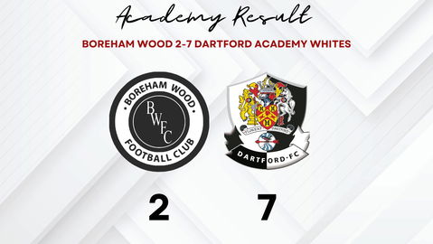 Read the full article - Match Report: Dartford Academy Whites 7 – 2 Boreham Wood