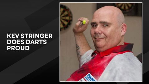 Read the full article - Kev Stringer Does Darts Proud