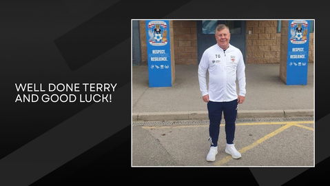 Read the full article - Well done Terry and good luck!