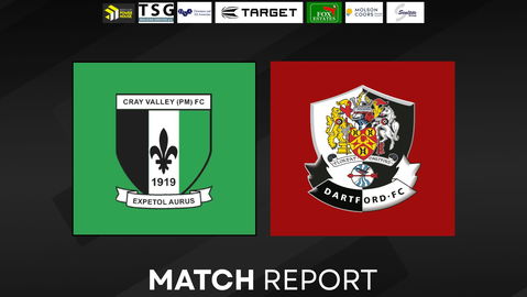 Read the full article - MATCH REPORT | CRAY VALLEY PM 1 DARTFORD 1