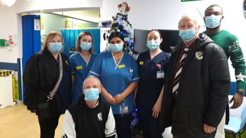 Read the full article - DFCSA Spreading Good Cheer During Hospital Visit