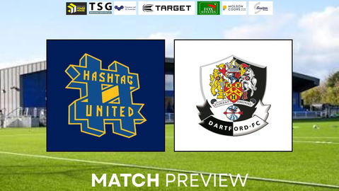 Read the full article - MATCH PREVIEW – Hashtag United v Dartford