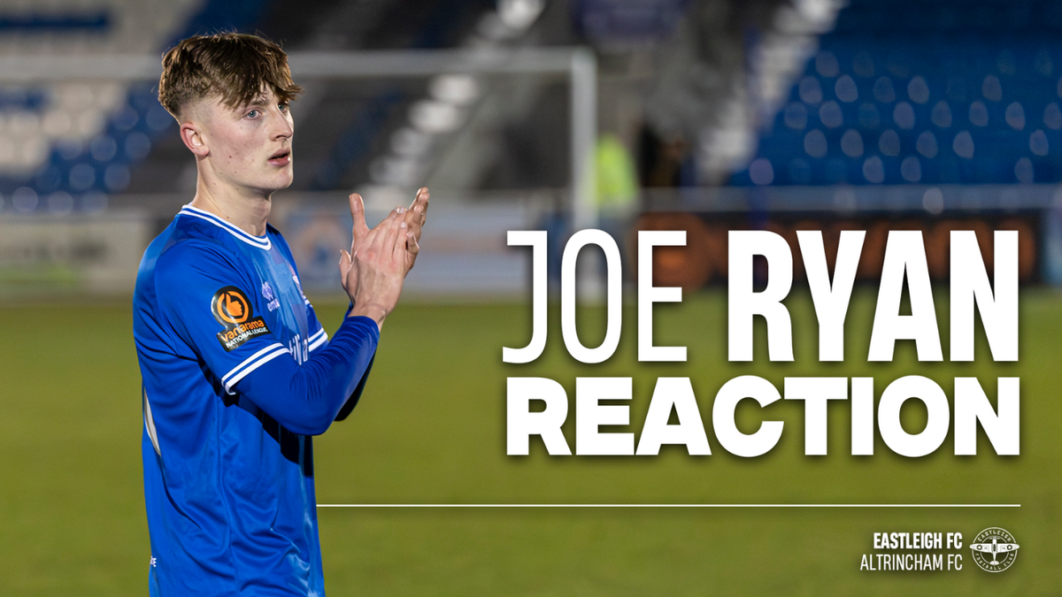 Reaction: Joe Ryan Post-Altrincham Defeat – Eastleigh FC