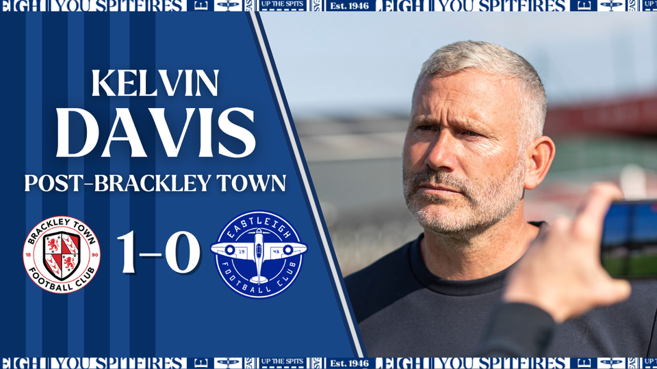 Read the full article - Watch: Davis reacts to Brackley defeat
