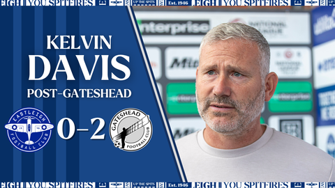 Read the full article - Watch: Davis reacts to Gateshead defeat