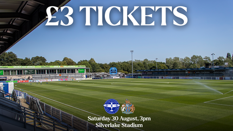 Read the full article - £3 tickets for our fixture against Altrincham