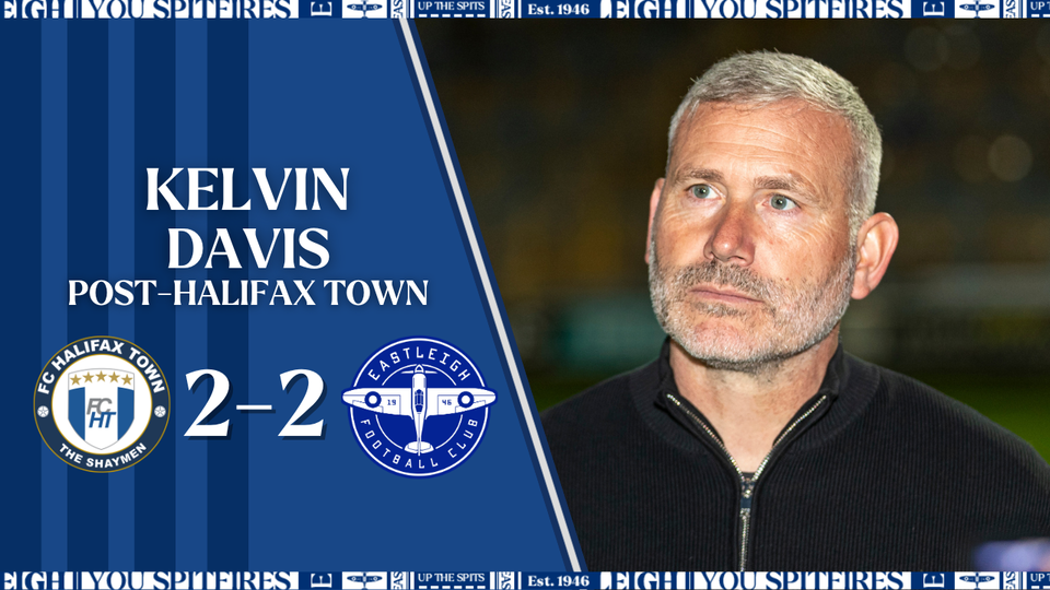 Read the full article - Watch: Davis discusses Halifax draw