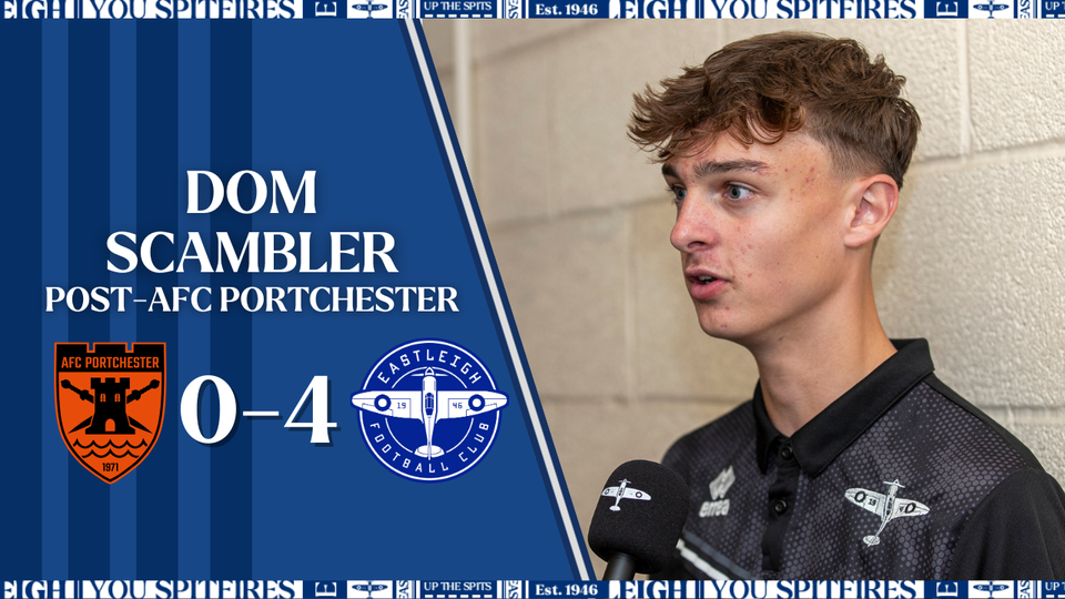 Read the full article - Watch: Scambler reacts to AFC Portchester win