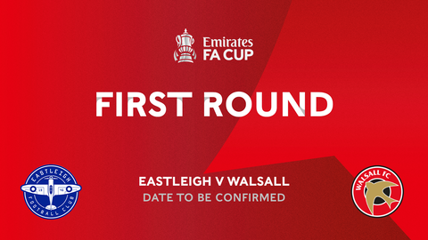 Read the full article - Eastleigh to host Walsall in FA Cup First Round