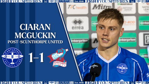 Read the full article - Watch: Ciaran McGuckin reacts to Scunthorpe United draw