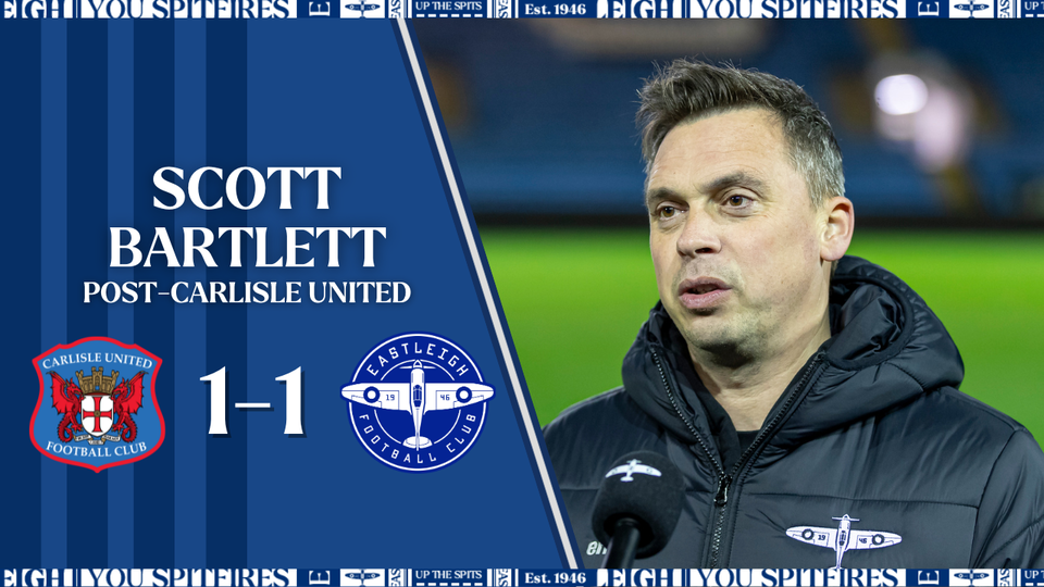 Read the full article - Watch: Bartlett reacts to Carlisle draw