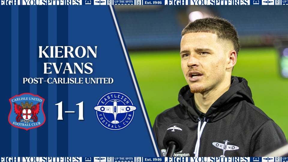 Read the full article - Watch: Evans reacts to Carlisle draw