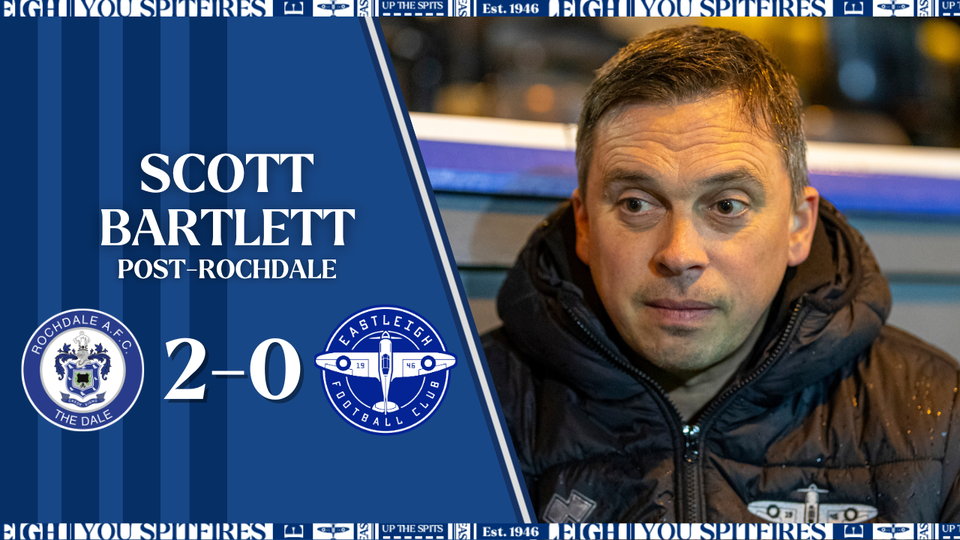 Read the full article - Watch: Bartlett reacts to Rochdale defeat