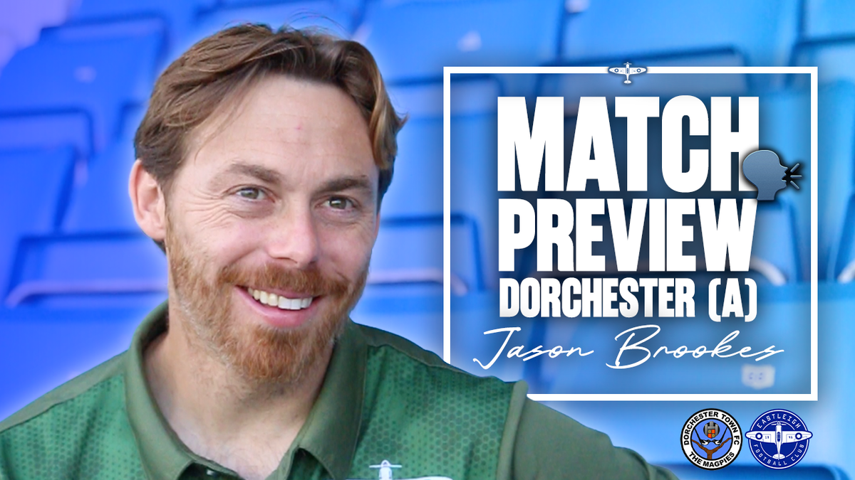 Match Preview: Jason Brookes ahead of Dorchester (A)