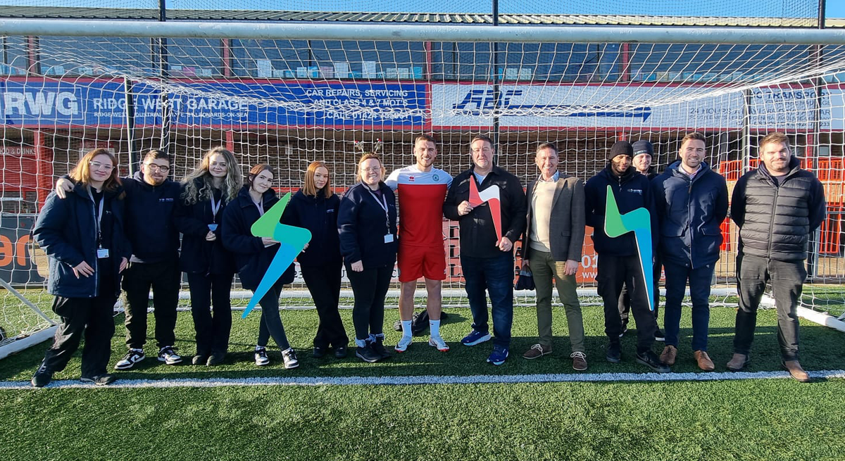 Sports Announce New Deal with Lightning Fibre Eastbourne Borough FC