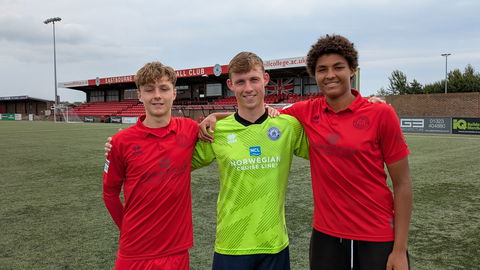 Read the full article - Young Trio Sign For The Sports