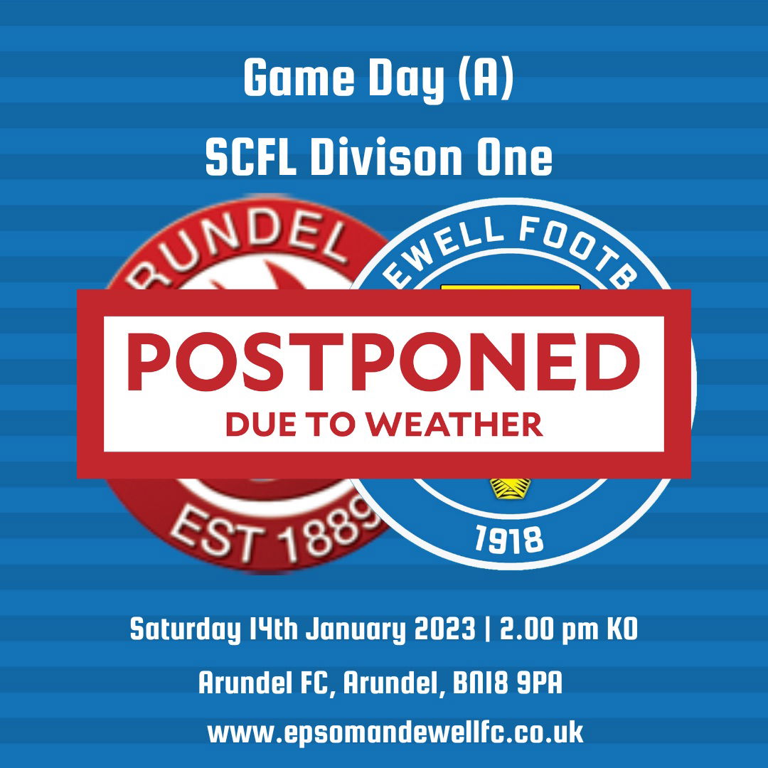 Game Postponed Epsom & Ewell FC