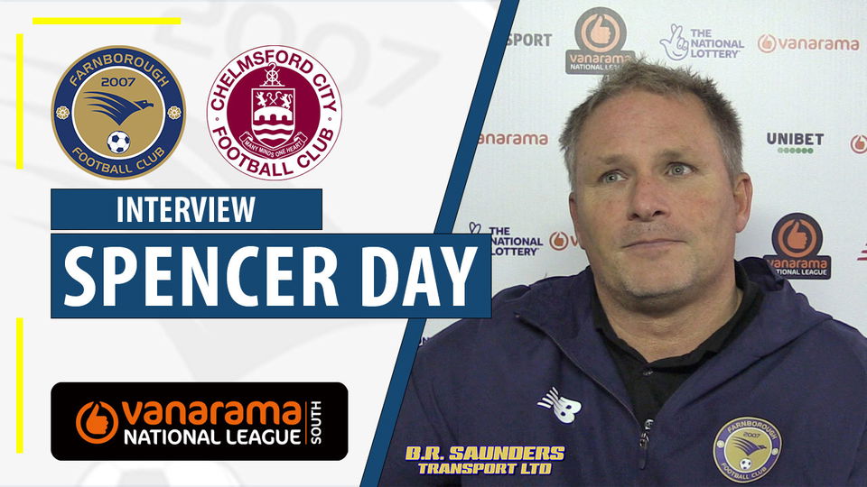 Read the full article - Spencer Day Post Chelmsford City (H)