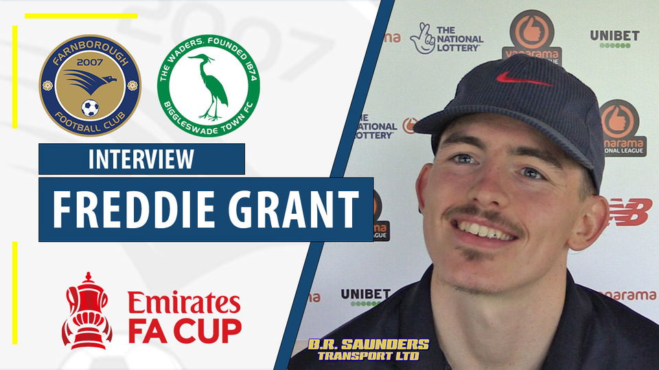 Read the full article - Freddie Grant Post Biggleswade Town (H)