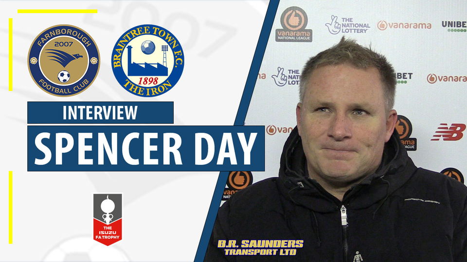 Read the full article - Spencer Day Post Braintree Town (H)