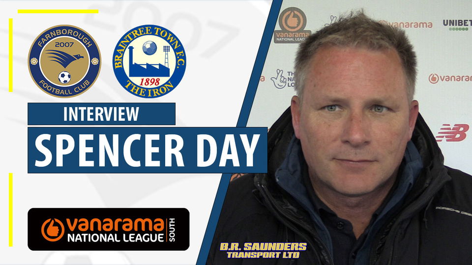 Read the full article - Spencer Day Post Braintree Town (H)