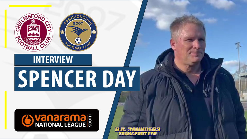 Read the full article - Spencer Day Post Chelmsford City (A)