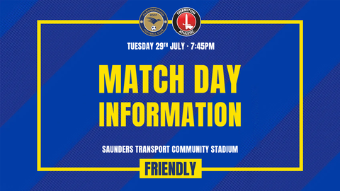 Read the full article - Match Day Information: Charlton Athletic XI (H)