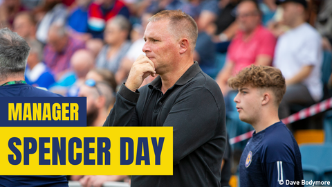 Read the full article - Spencer Day Post Charlton Athletic XI (H)