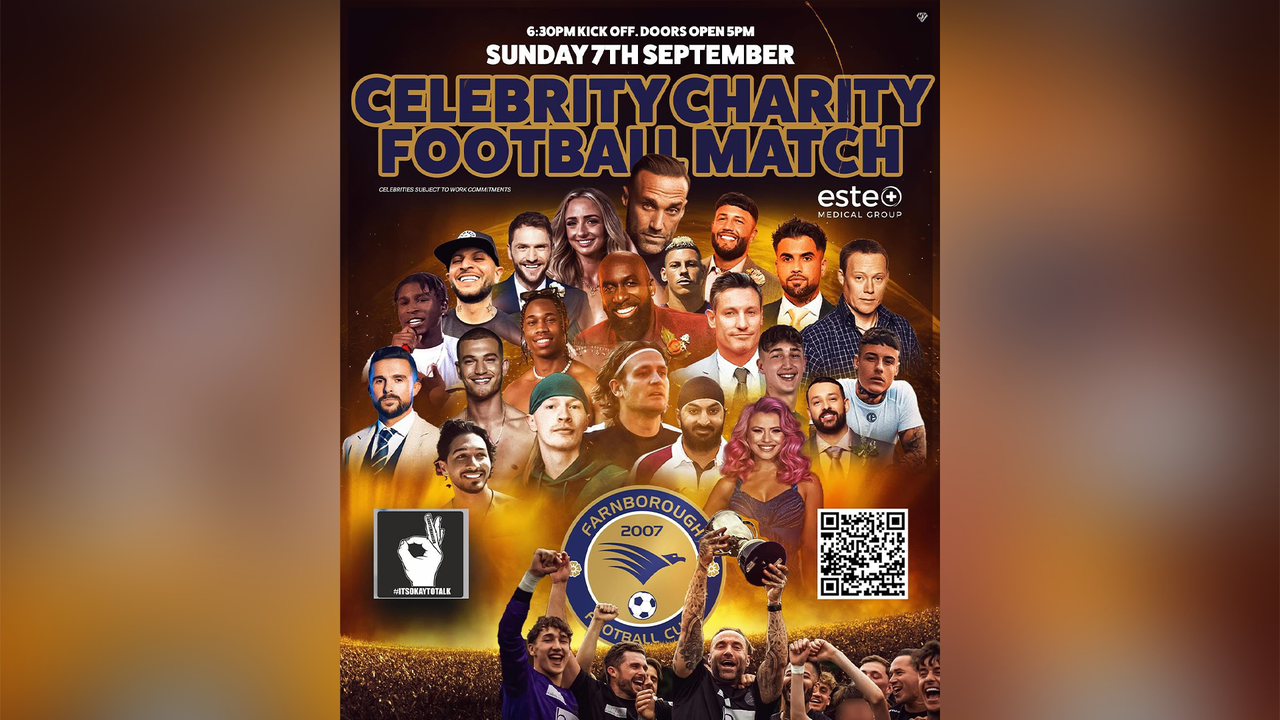 Read the full article - Event: Celebrity Charity Football Match