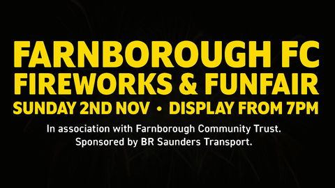 Read the full article - Farnborough Football Club Fireworks & Fun Fair 2025