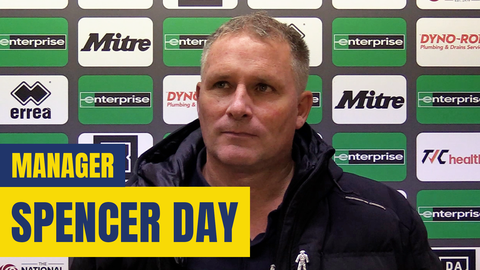 Read the full article - Spencer Day Post Maidstone United (H)