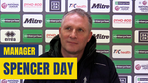 Read the full article - Spencer Day Post Maidenhead United (H)