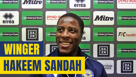 Read the full article - Hakeem Sandah Post Ebbsfleet United (H)