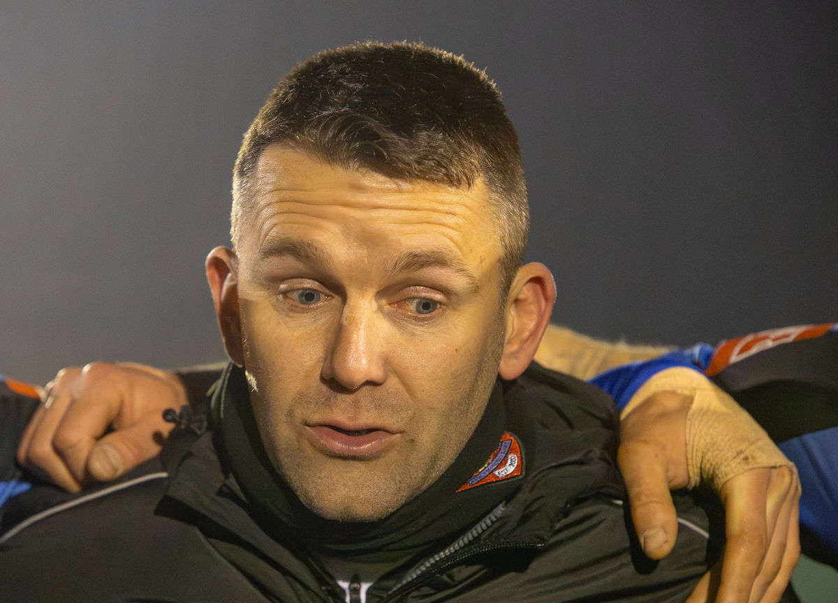 Stuart Innsley Pdsa Stuart Ainsley after today’s thrilling 4-3 win – Felixstowe & Walton United
