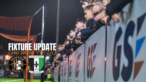 Read the full article - Fixture Update: Cray Valley PM